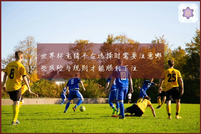 世界杯竞猜平台选择时需要注意哪些风险与规则才能顺利下注